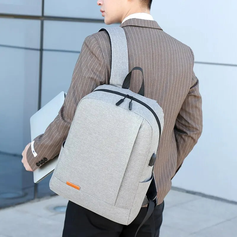 Lightweight 15.6 Inch USB Charging Laptop Backpack