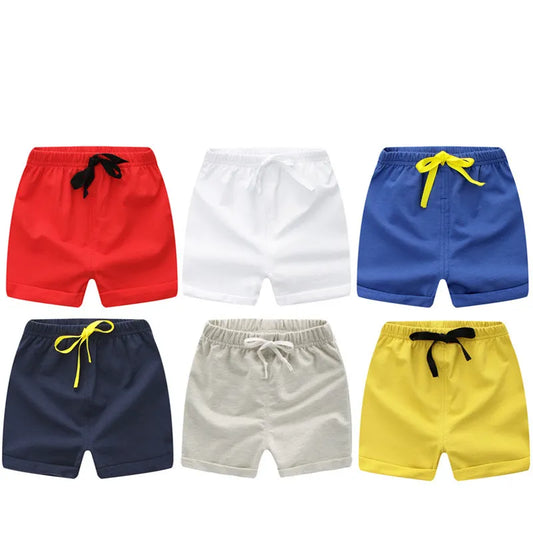 Shorts d'été pour enfants, pantalons en coton pour garçons et filles