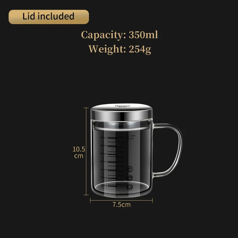 Gobelets doseurs borosilicatés multifonctions de qualité alimentaire