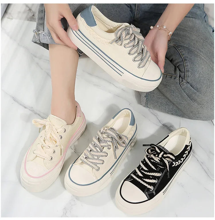 Women Platform Chunky Thick Sole Sneakers