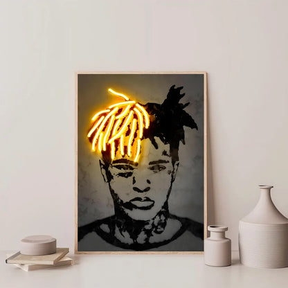 Hip Hop Singers Abstract Wall Art Paintings