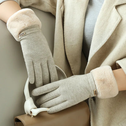 Winter Women’s Touchscreen Gloves - Velvet Lined