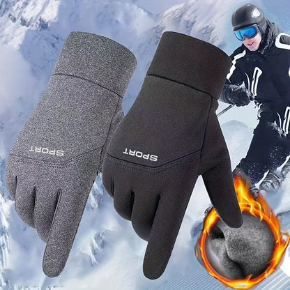 Men's Winter Waterproof Cycling Gloves - Touchscreen