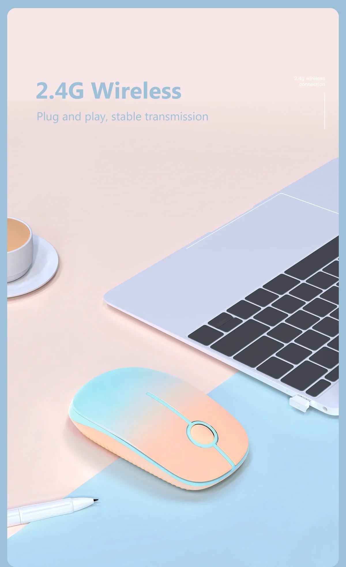 Cute Cartoon Wireless Mouse