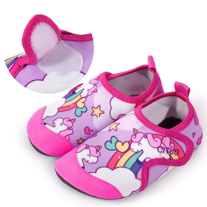 Chaussures chaussettes pour enfants de dessin animé, pantoufles d'intérieur confortables