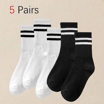 Women's Warm Striped Socks - Colorful