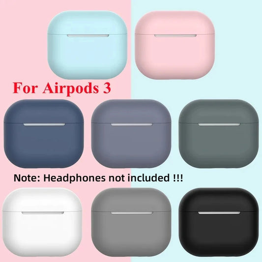 Silicone Cover AirPods Case - Sticker Bluetooth Earphones