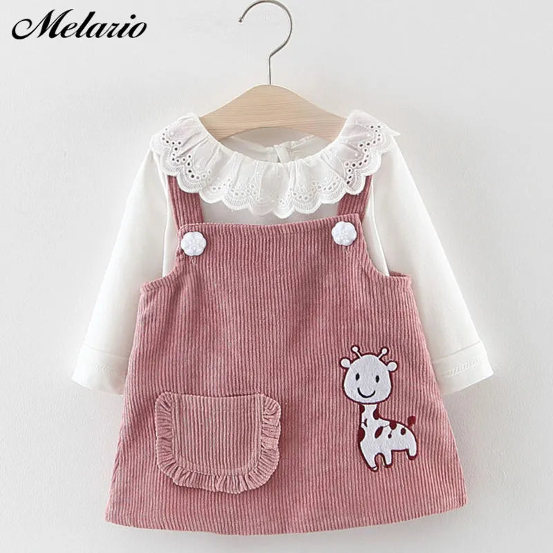 Cartoon Knit Baby Dress