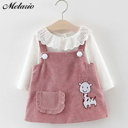 Cartoon Knit Baby Dress