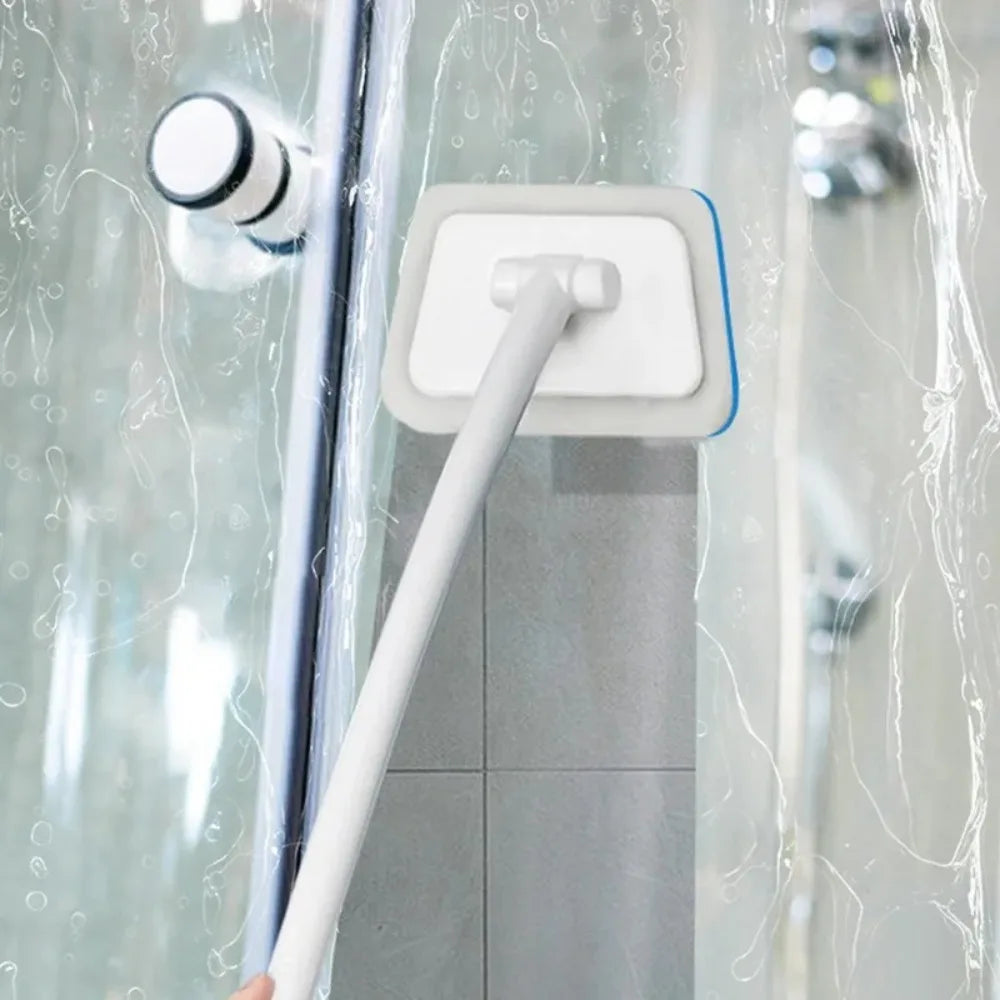 Multi-Function Bathroom Wall Brush - Long Handle