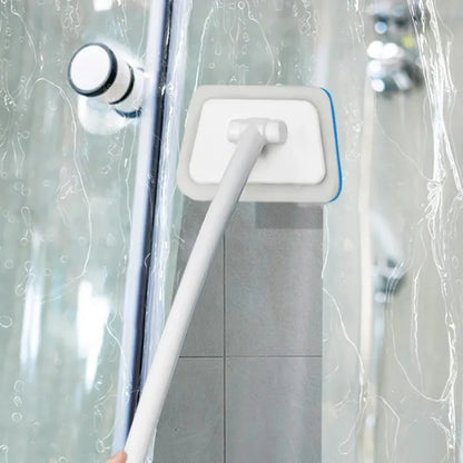 Multi-Function Bathroom Wall Brush - Long Handle