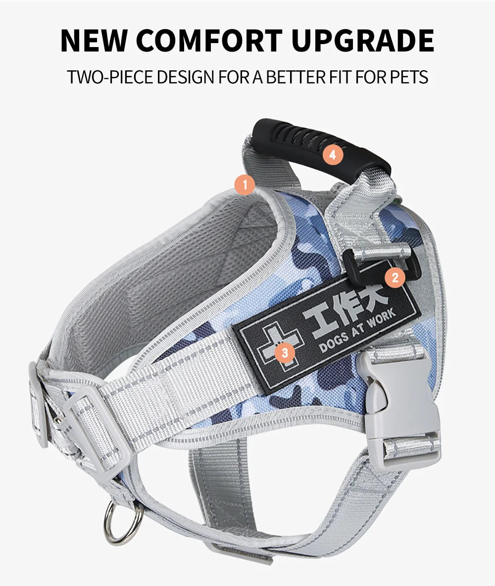 Reflective Dog Harness for Outdoor Training