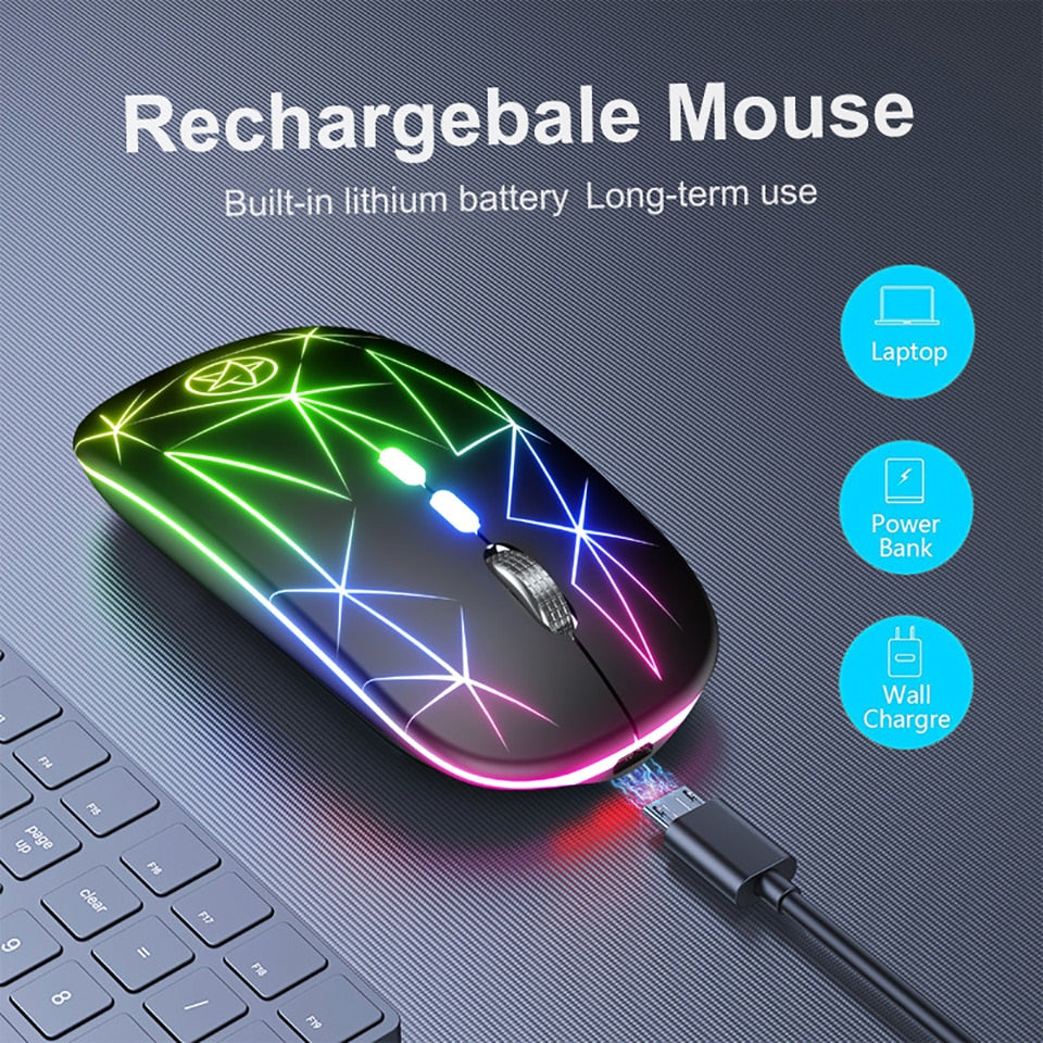 RGB Silent Wireless Mouse