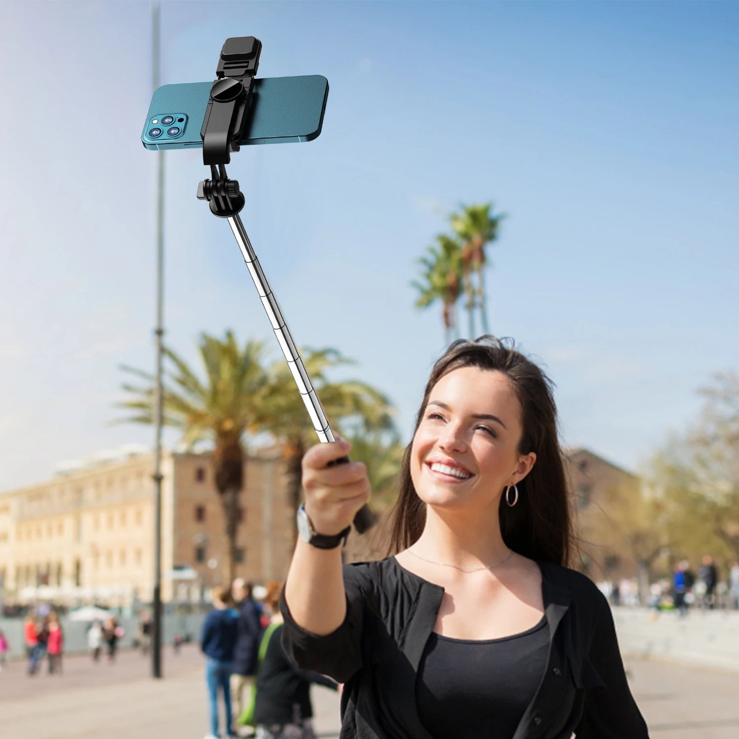 Extendable Selfie Stick Tripod with Wireless Remote