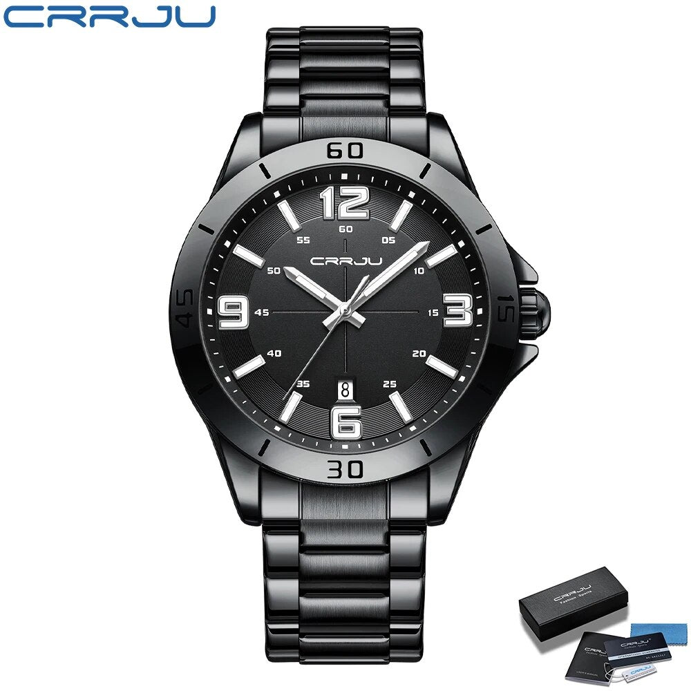 Luxury Stainless Steel Quartz Men's Watch