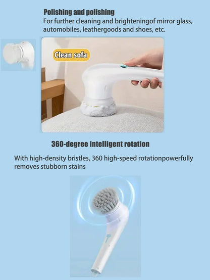 Handy Home Cleaning Rotary Brush - Electric Scrubber