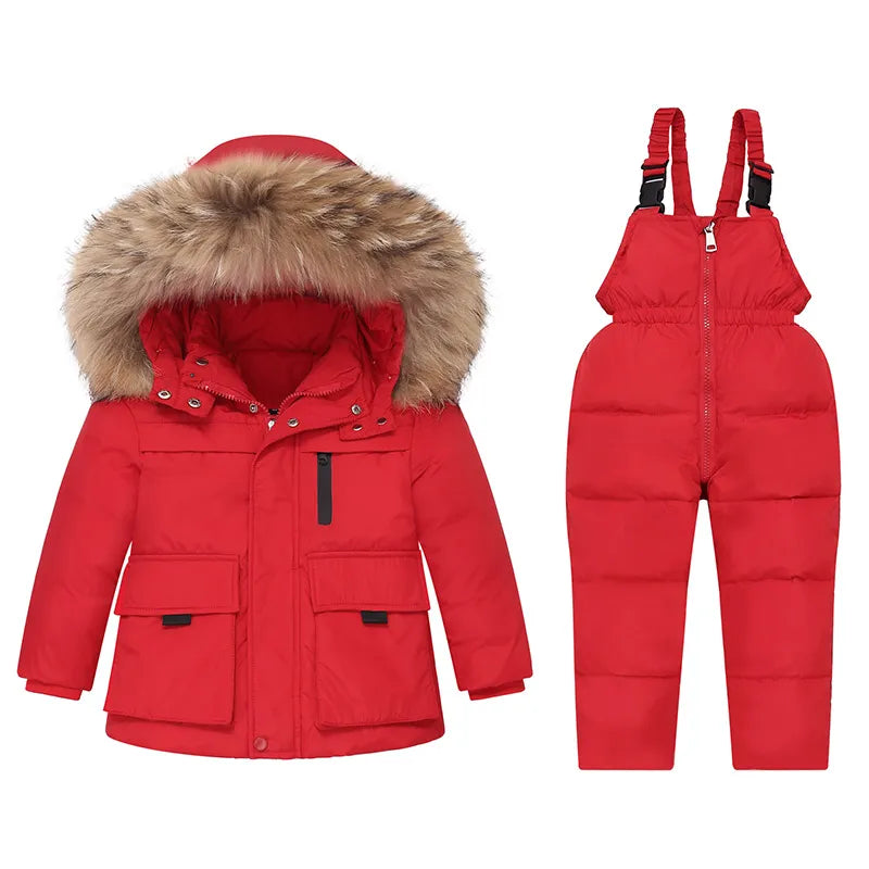 Ensemble de vêtements pour enfants Parka à capuche garçon