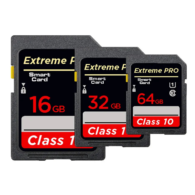 High-Speed Class 10 SD Cards - 8GB - 256GB