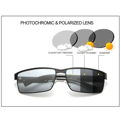 Men's Polarized UV400 Square Sunglasses