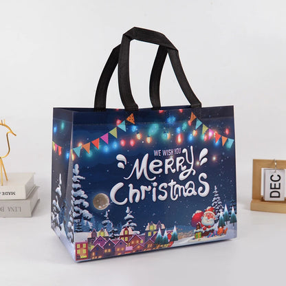 Kraft Christmas Gift Bags for Festive Packaging