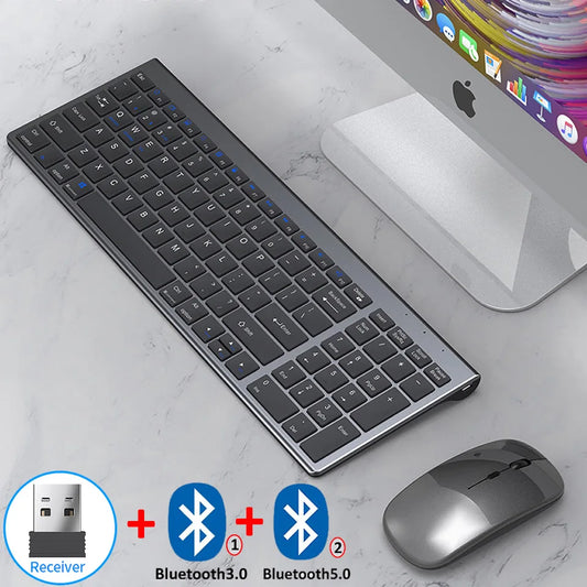 Rechargeable Wireless Keyboard and Mouse