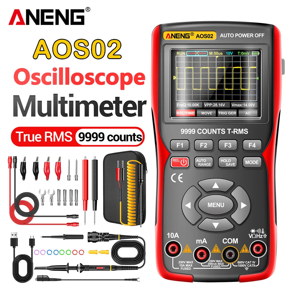 Oscilloscope numérique AOS02 - Multimètre de test de transistor