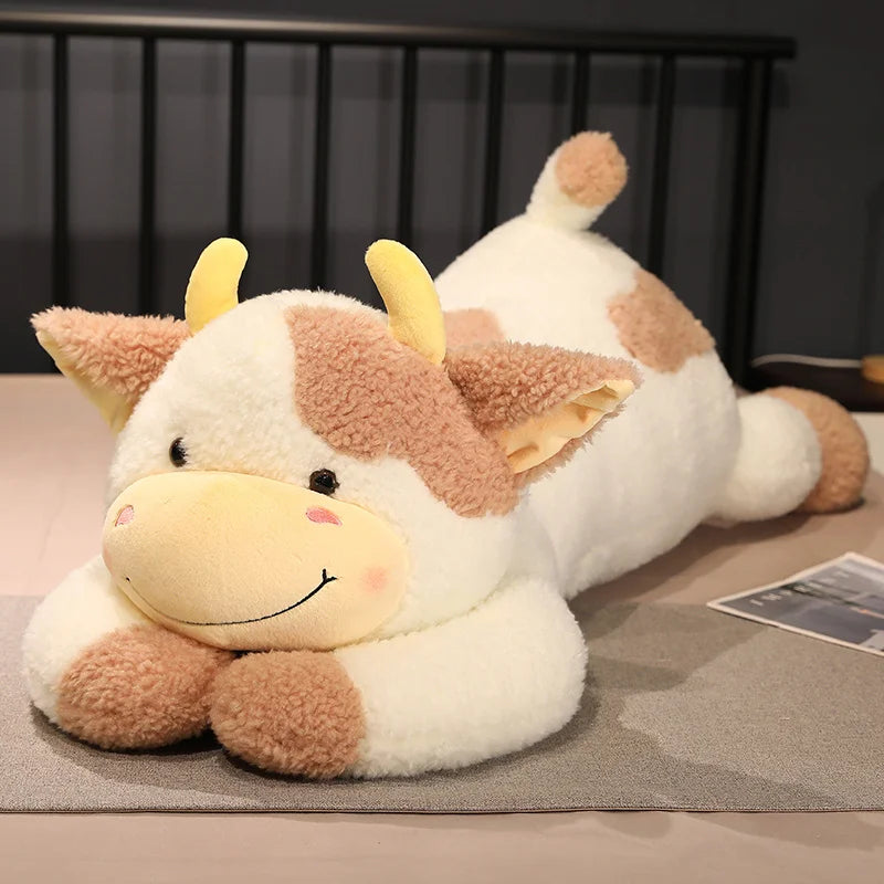 Cute 90cm/110cm Milk Cow Plush Toy