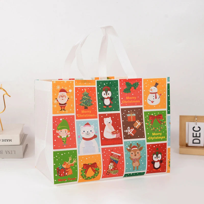 Kraft Christmas Gift Bags for Festive Packaging