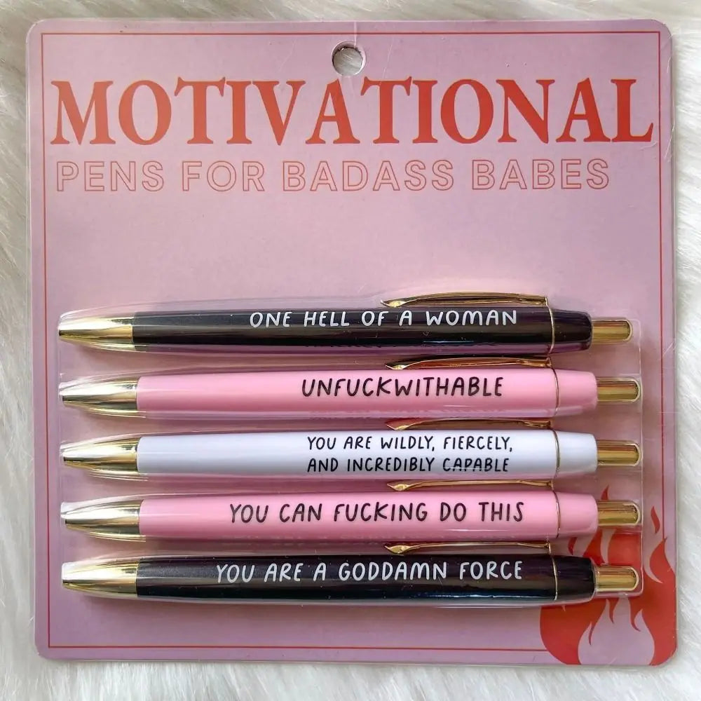 Push-Style Motivationsstift „Badass“ mit Signatur