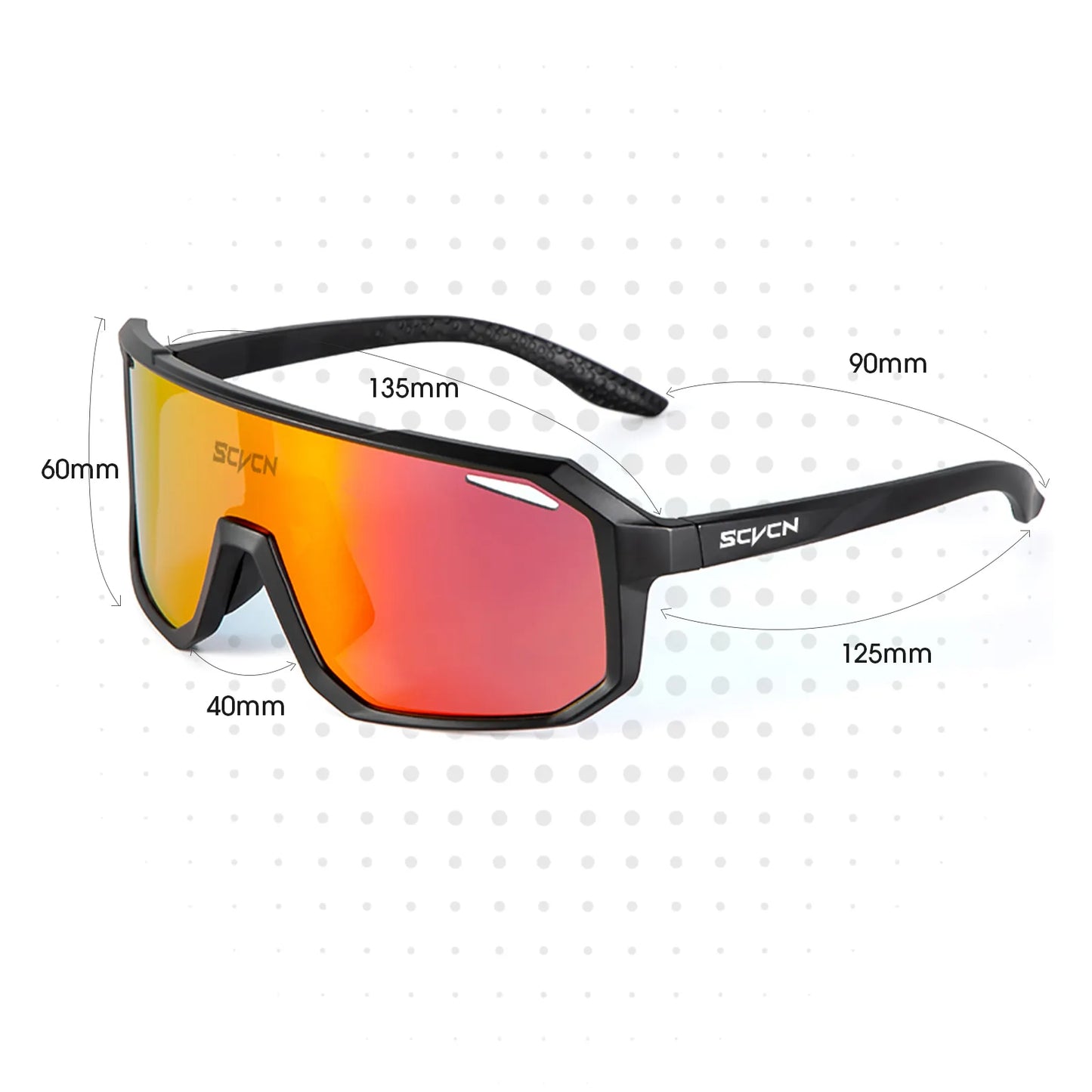 Lunettes de soleil de cyclisme pour hommes