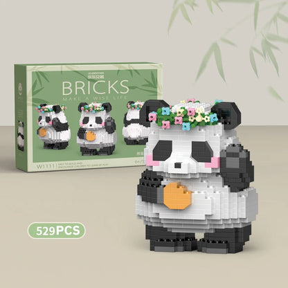 DIY Mini Panda Building Blocks