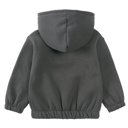 Toddler Winter Clothing with Plush Hooded Sweater
