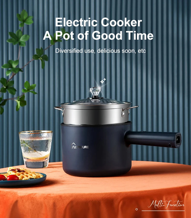 Multifunktionaler elektrischer Reiskocher für den Haushalt mit Hot Pot