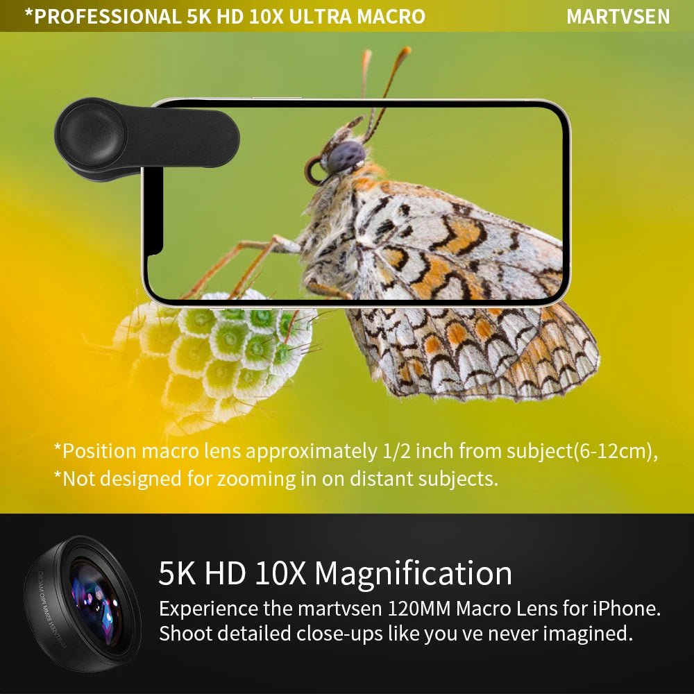 Professionelles 120-mm-Makro-Telefonobjektiv