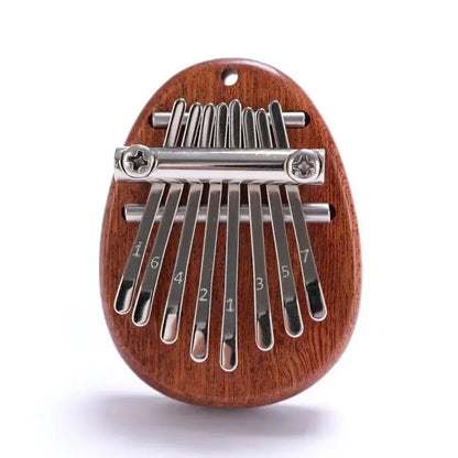 8-Key Mini Wooden Kalimba - Thumb Piano Pendant Gift