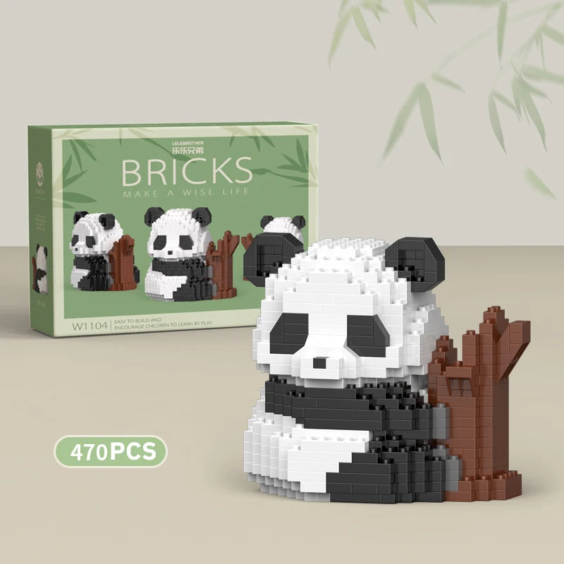 DIY Mini Panda Building Blocks