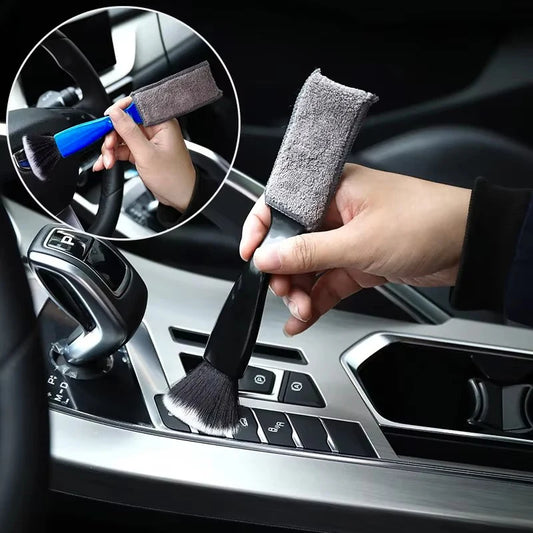 Multifunctional Soft Brush for Car Interior Cleaning