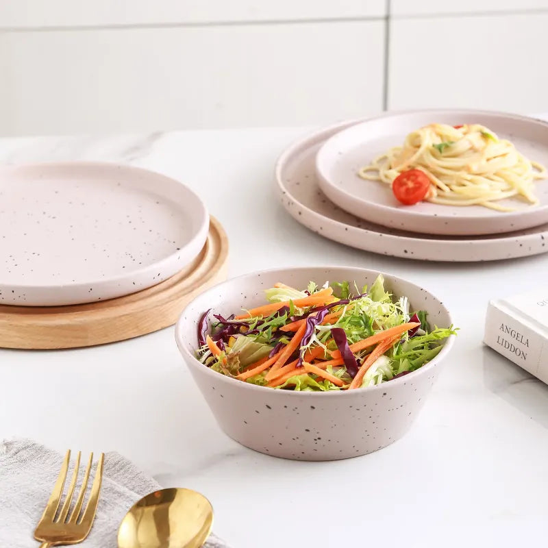 Stoneware 12-Piece Round Dinnerware Set