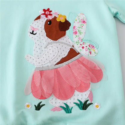 Baby Girls Cartoon Fleece Sweatshirt