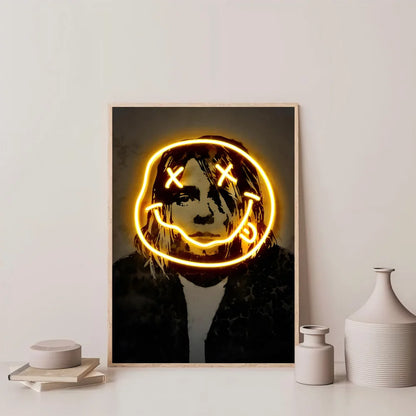 Hip Hop Singers Abstract Wall Art Paintings