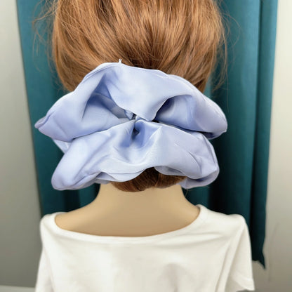 Silk Scrunchies Hair Band Ponytail Holder Rubber Band Hair Elastic Ties