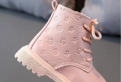 Autumn Winter Plush Children Boots Boys Girls