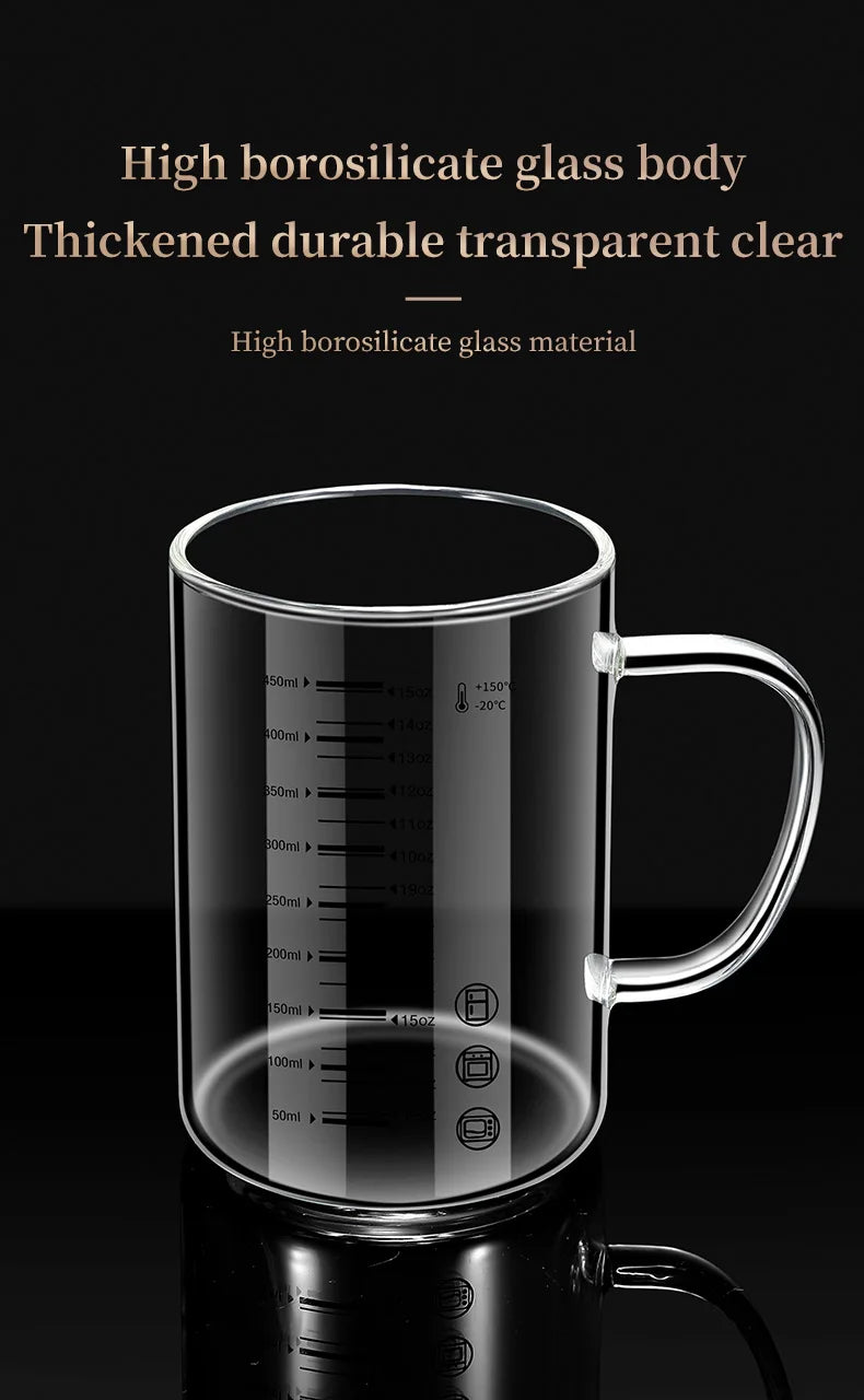 Gobelets doseurs borosilicatés multifonctions de qualité alimentaire