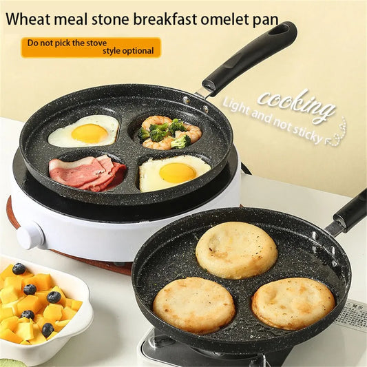Egg and Pancake Pan Set - Durable Non-Stick Cookware