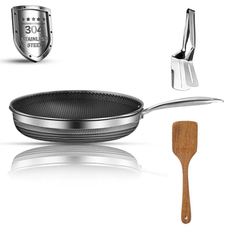 Non-stick  Stainless Steel Frying Pan