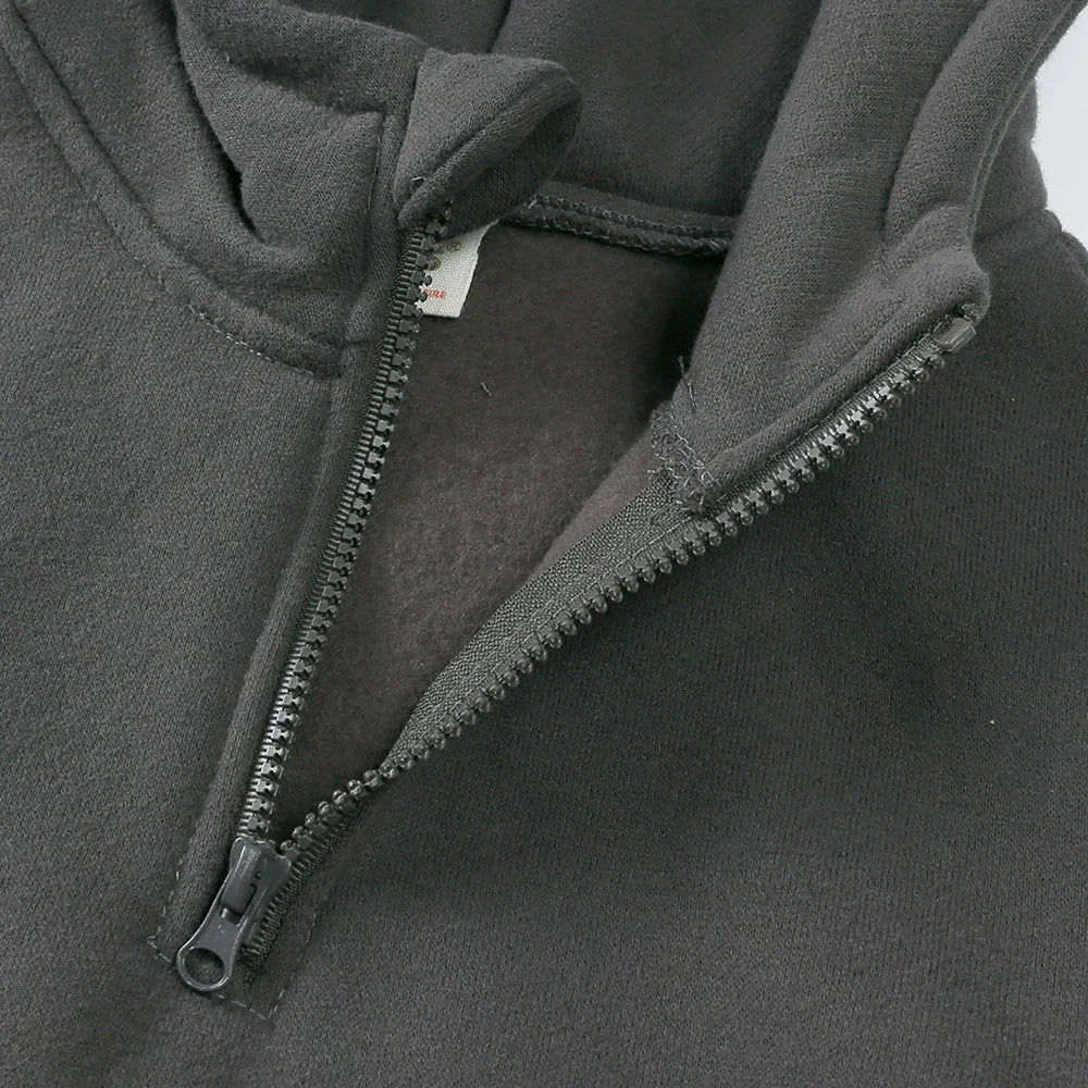 Toddler Winter Clothing with Plush Hooded Sweater