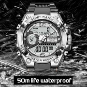 Military LED Sports Watch - 50m Waterproof