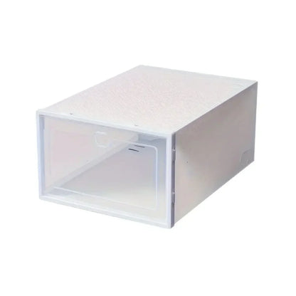 Lot de 3 boîtes à chaussures en plastique avec tiroirs