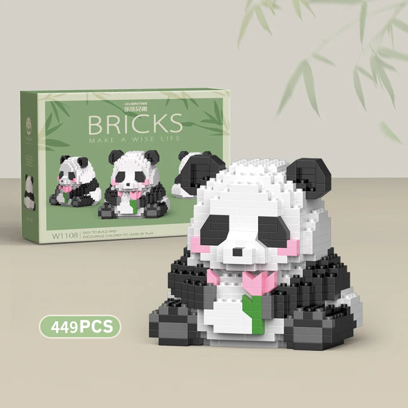 DIY Mini Panda Building Blocks