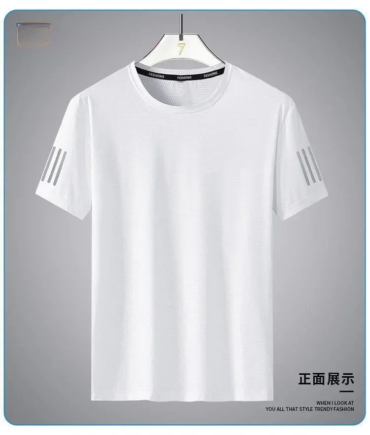 Quick-Dry Ice Silk Summer T-Shirt